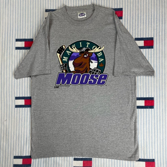 Waves Other - Vintage Manitoba Moose IHL Hockey short sleeve tee shirt